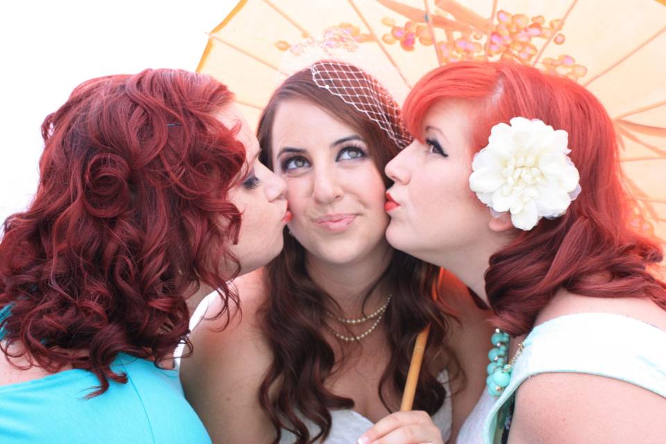 Gorgeous Bride and friends!