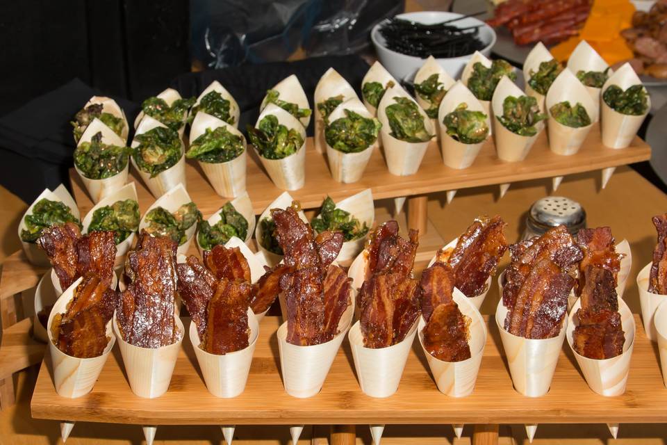 Candied Bacon Cones