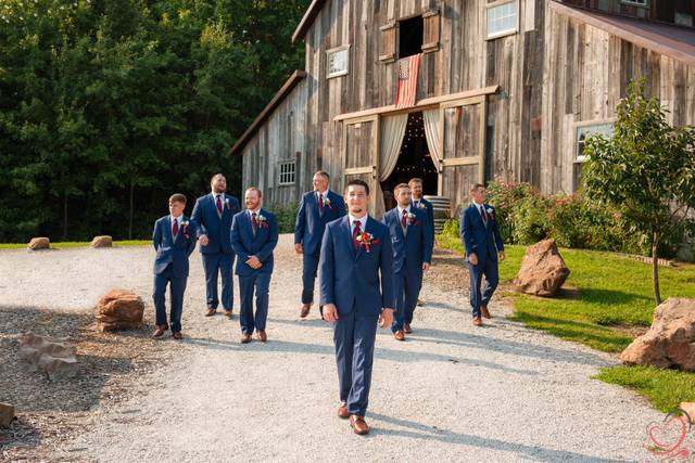 Groom with groomsmen