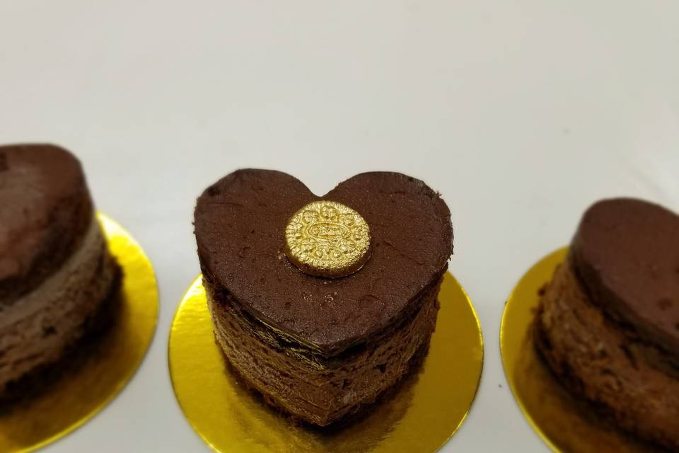 Heart dessert