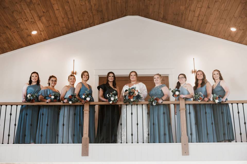 Hanging dresses