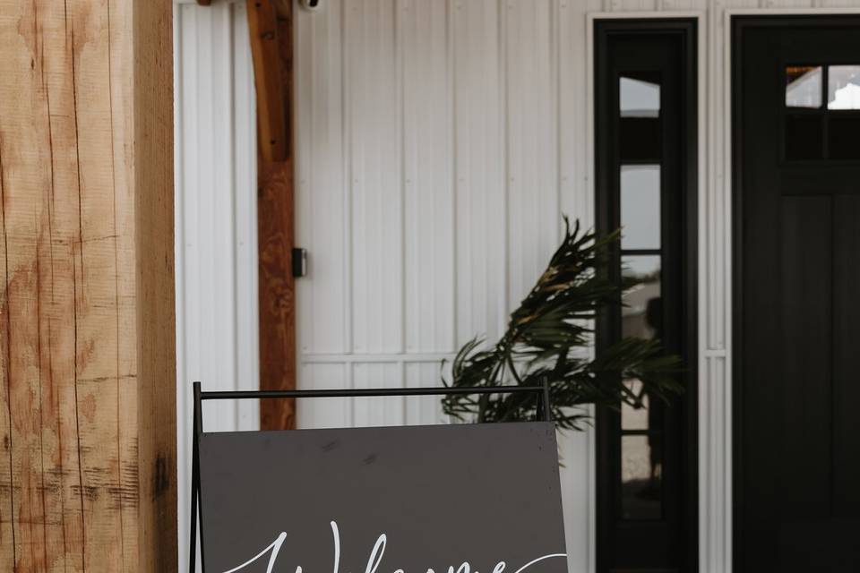 Indoor wedding