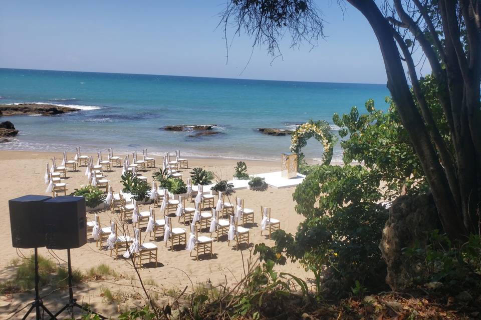 Beach ceremony