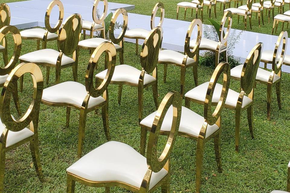 Ceremony setup