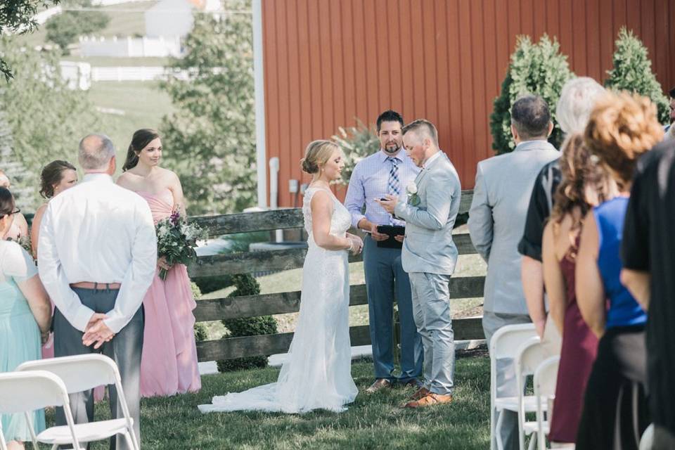 Outdoor Wedding simplicity