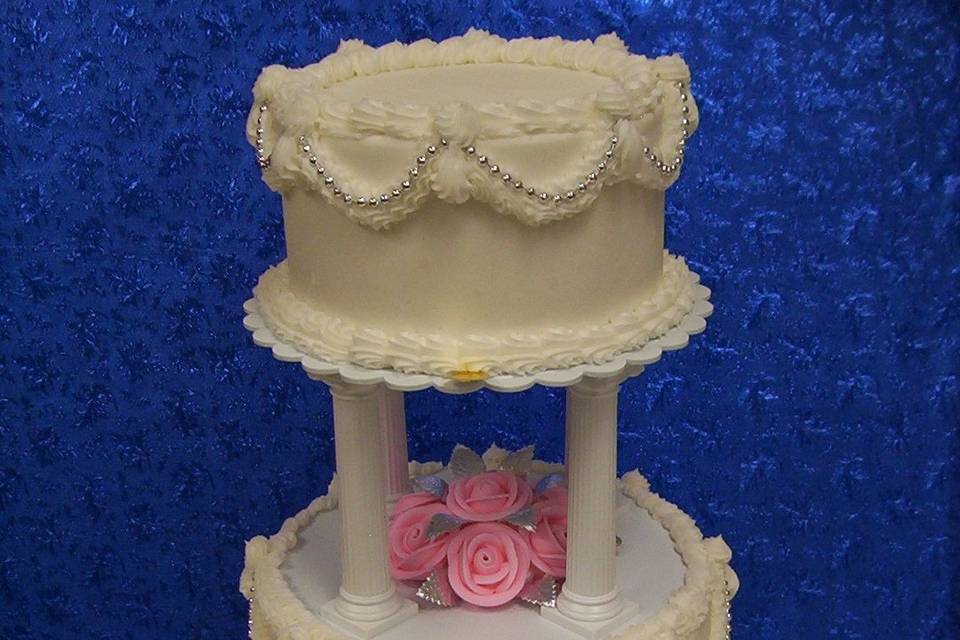 We sell elegant, affordable, and delicious wedding cakes.