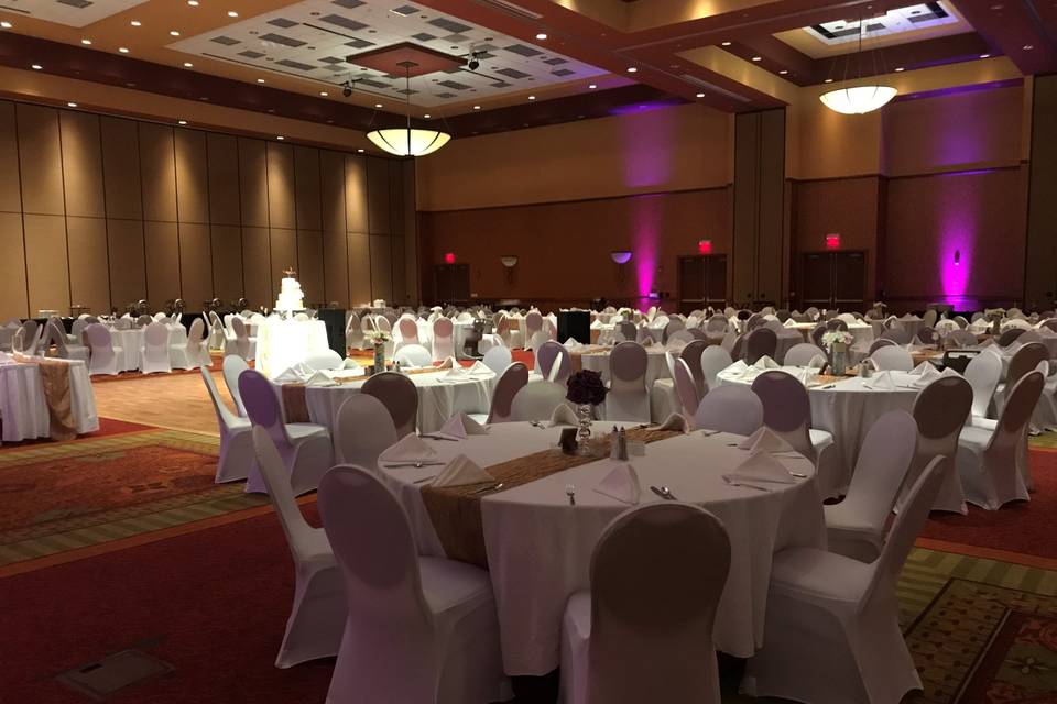 Reception in our ballroom