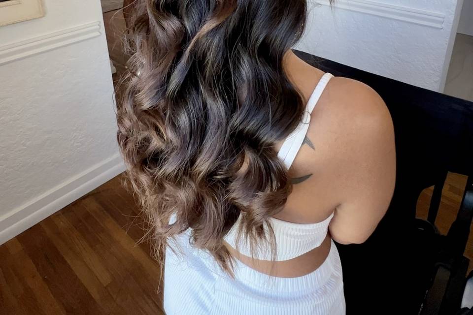 Bridal half up