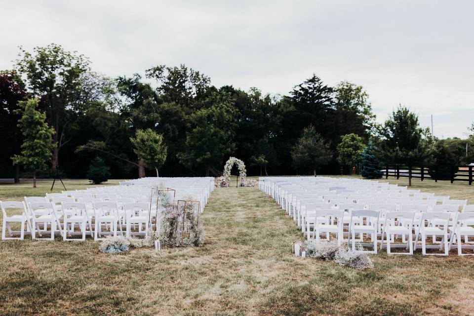 One of many ceremony sites