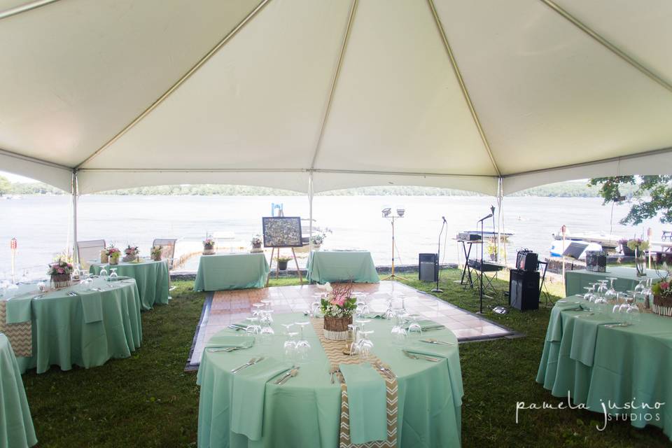 Banquet tent for your event