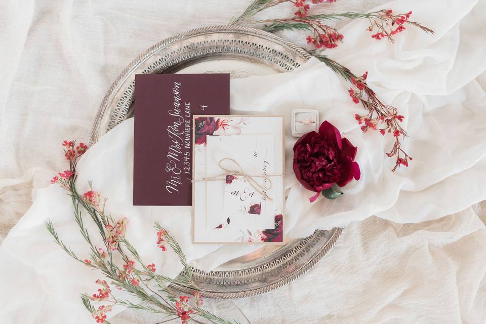 Rustic Wedding Invitaiton