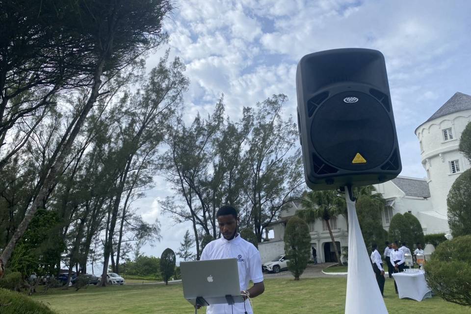 DJ at the Castle