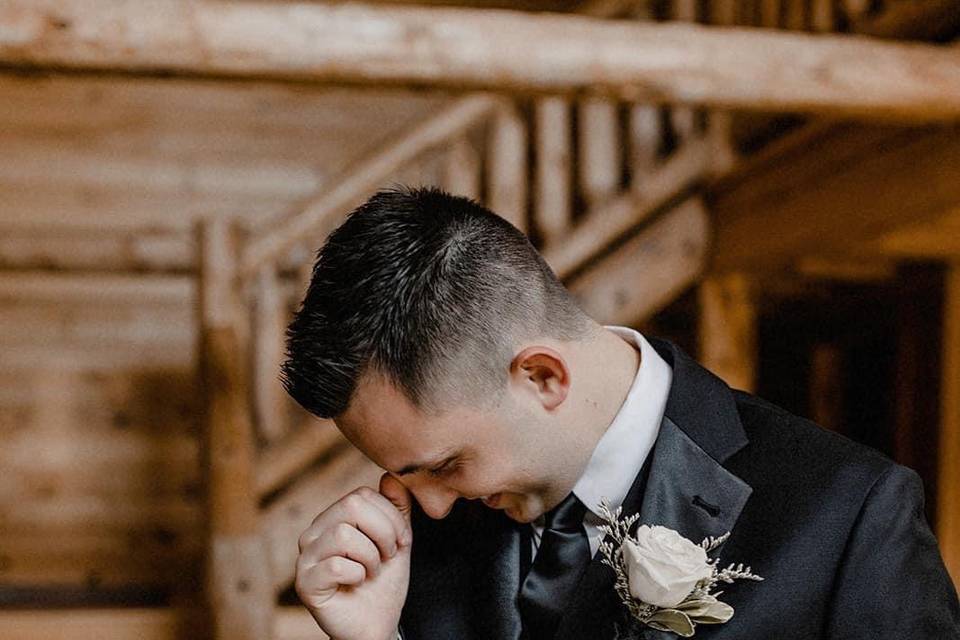Reading his vows