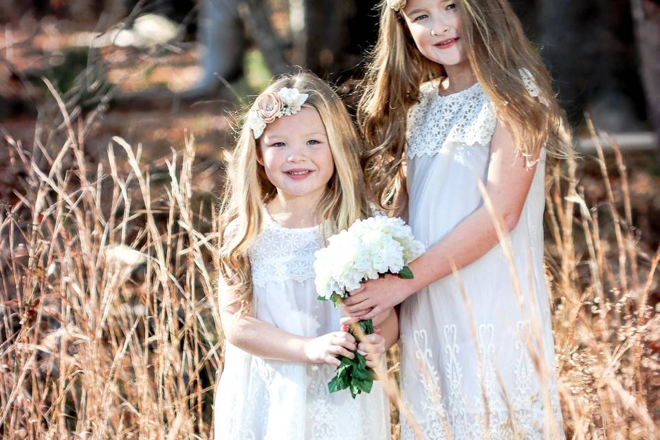 Flower girl dress: the claire