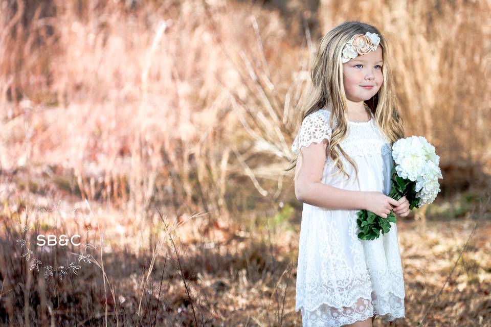 Flower girl dress: the claire: