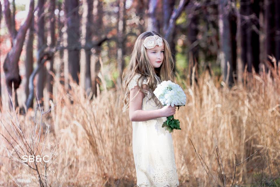 Flower girl dress: the claire