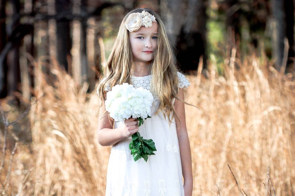 Flower girl dress: the claire