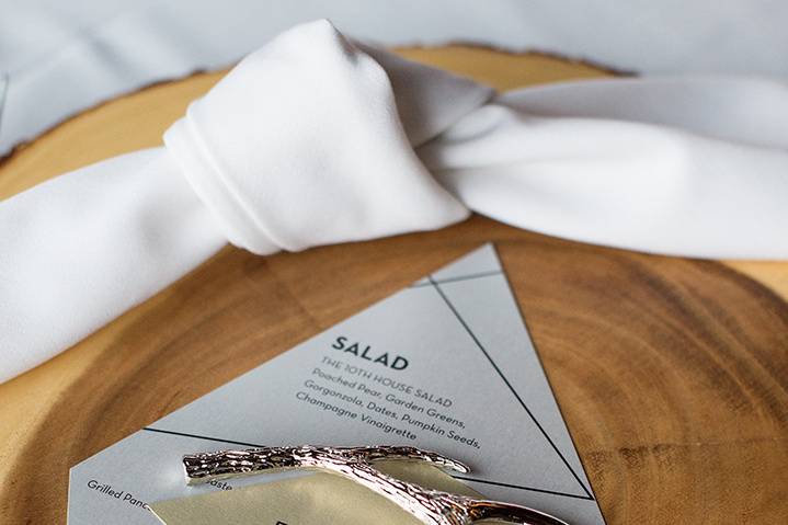 Dinner Menus + Place Cards