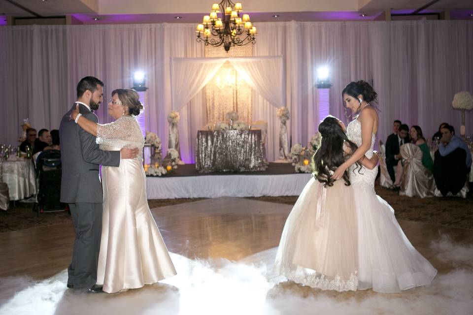 Mother son and mother daughter dance