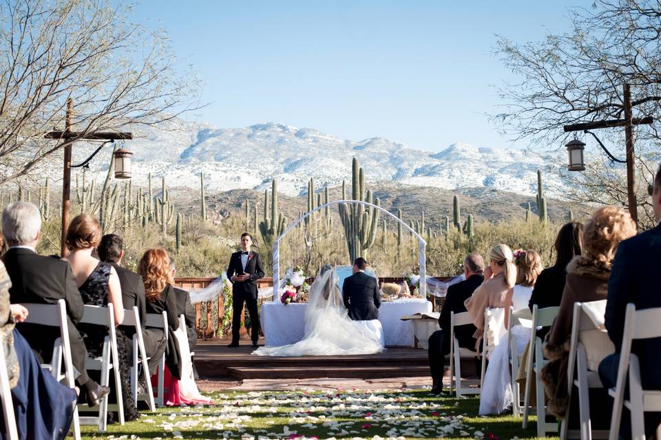 Ceremony & Mountain Views