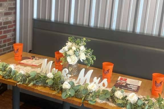 Wedding tasting couple