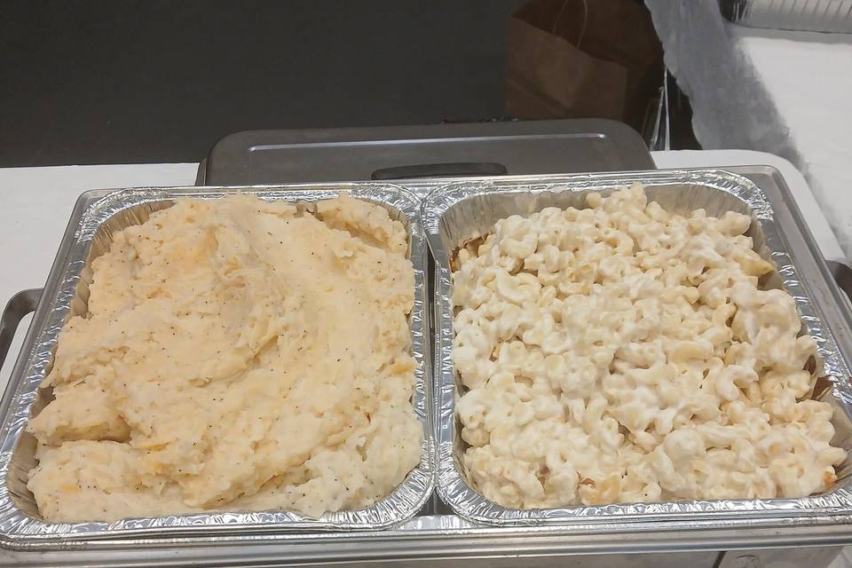 WC man, tbp, green beans, corn