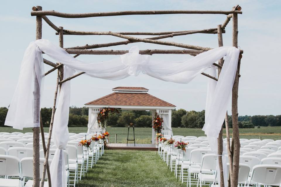 Ceremony outside