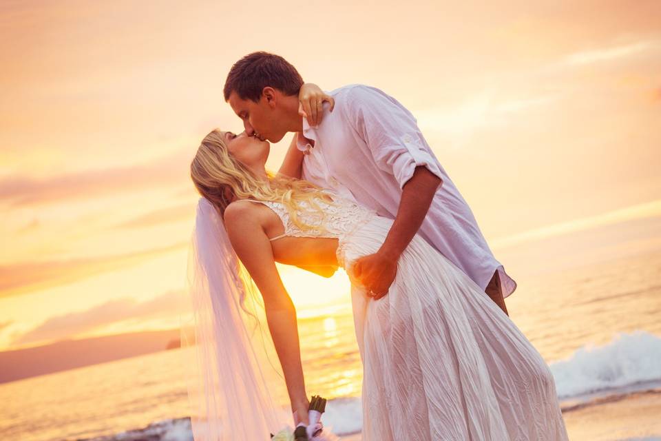Married at sunset