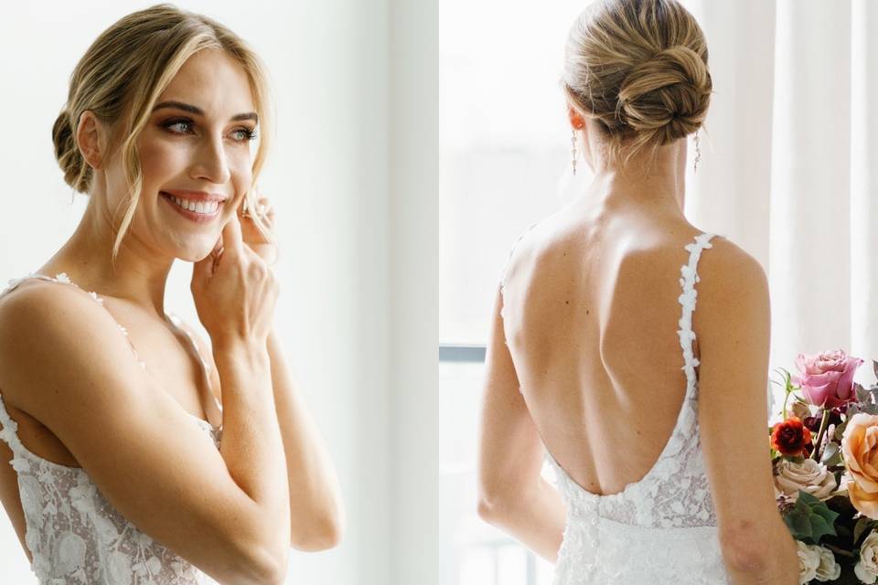 Rose gold Bridal Makeup Daxton