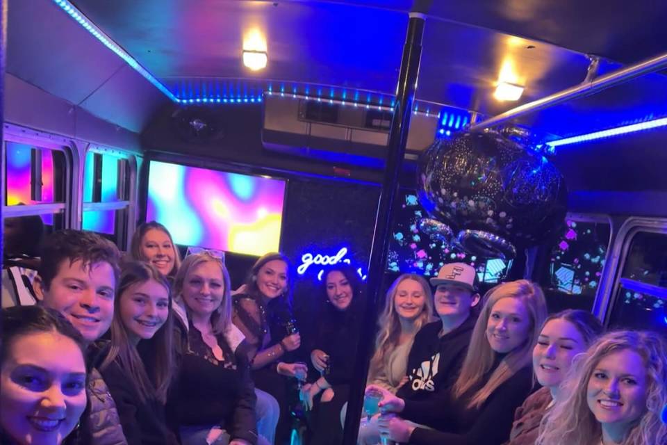 R Team Party Bus
