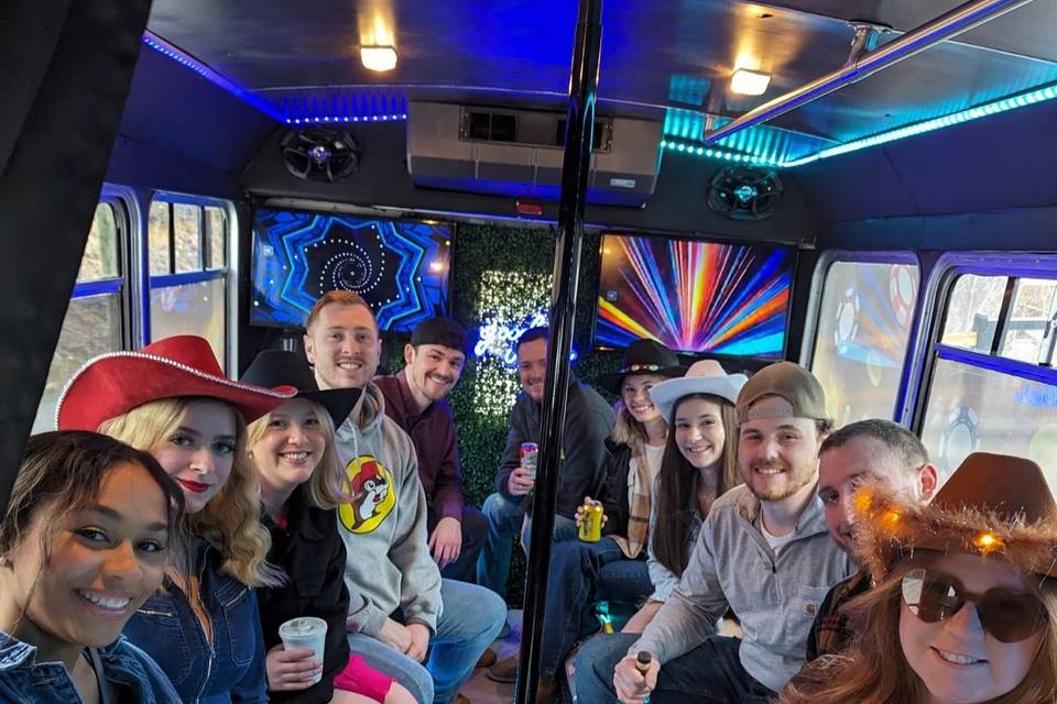 R Team Party Bus