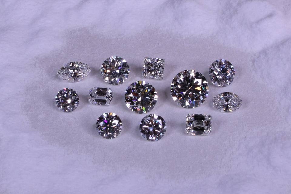Oval Round Princess Diamonds
