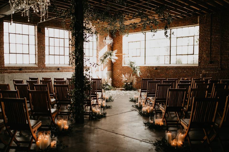 Chandelier Room Ceremony