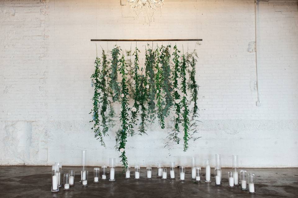 White Ceremony Wall