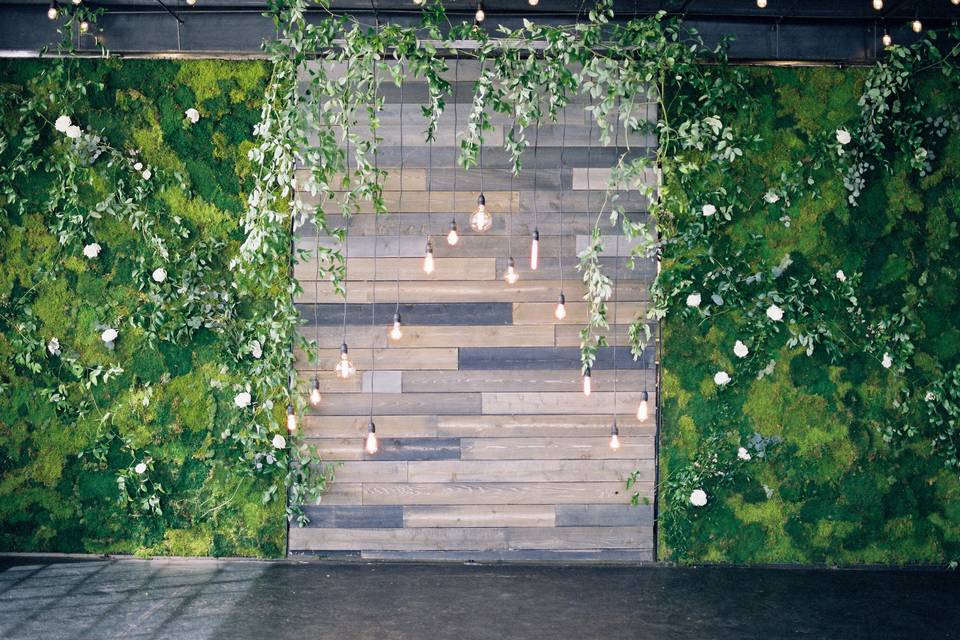 Ceremony backdrop