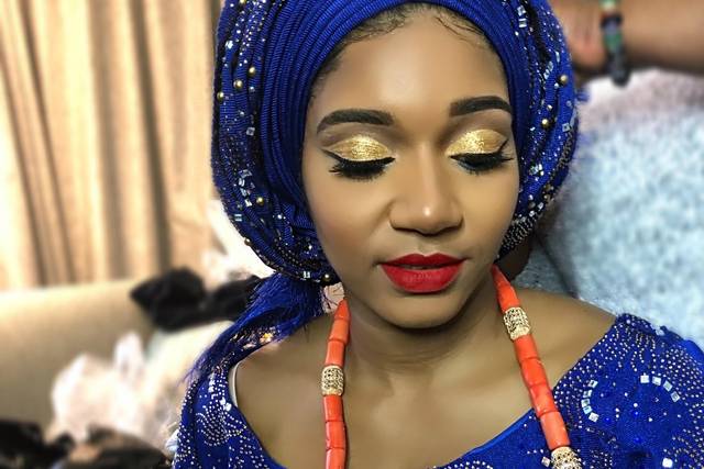 Bride close-up