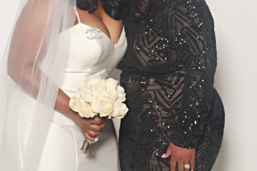 Bride and mother