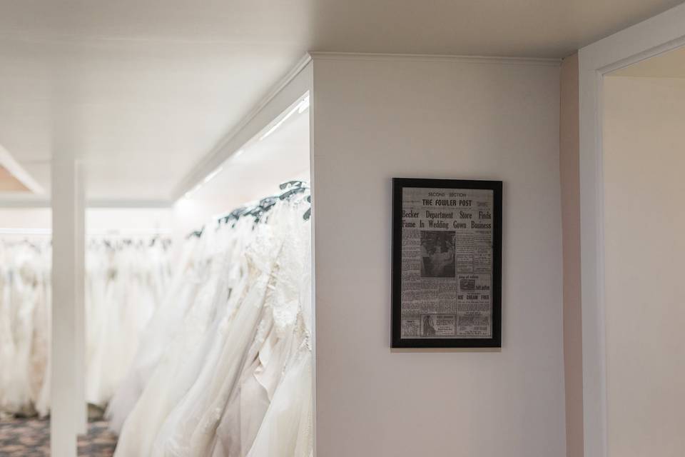 Becker's Bridal In Store