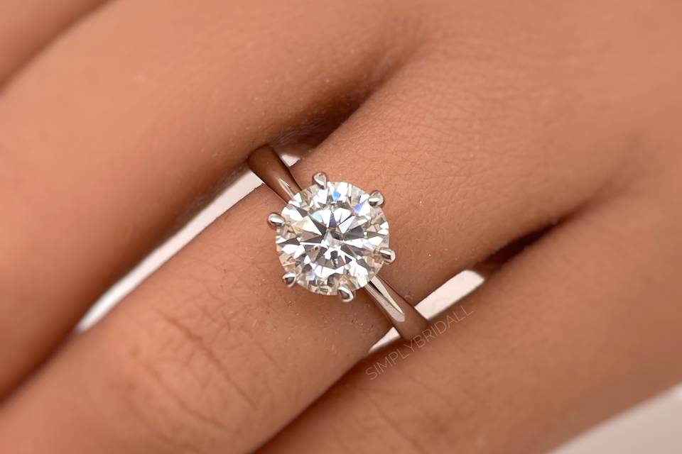 2.00ct 6 Prong Solitaire