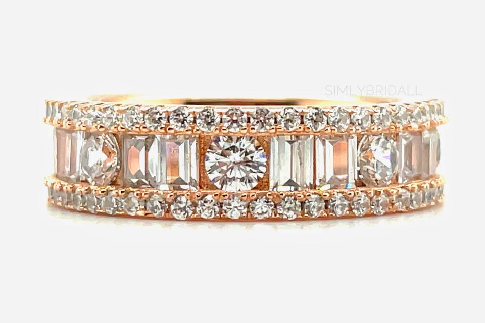 Diamond Baguette Band