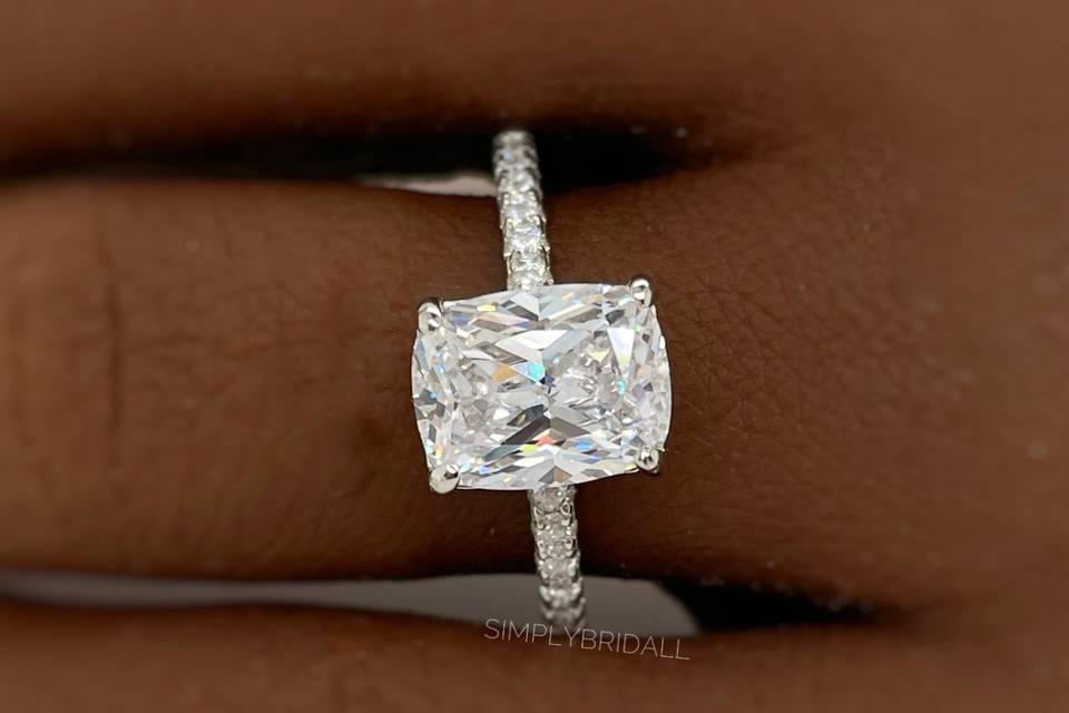 2.50ct Elongated Cushion Cut