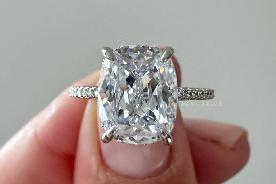 3.50ct Elongated Cushion Cut