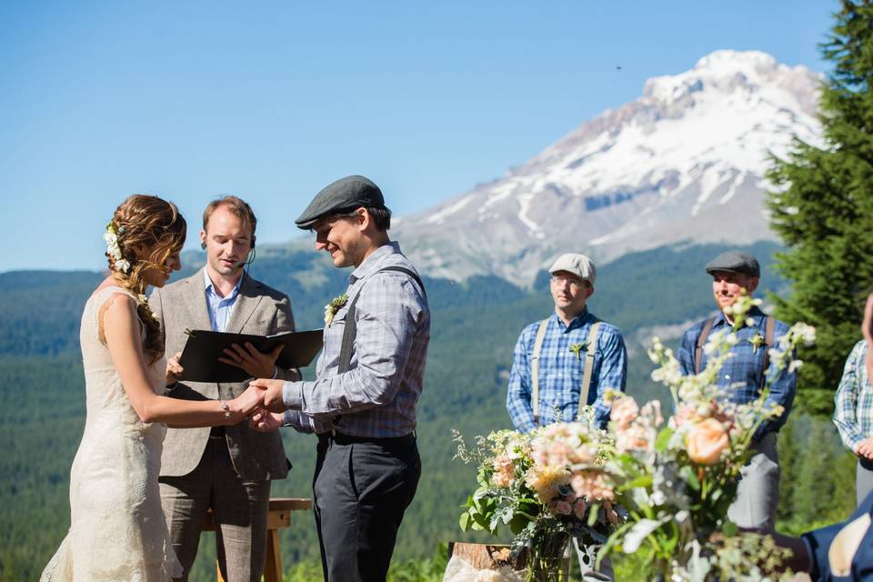 Exchanging vows