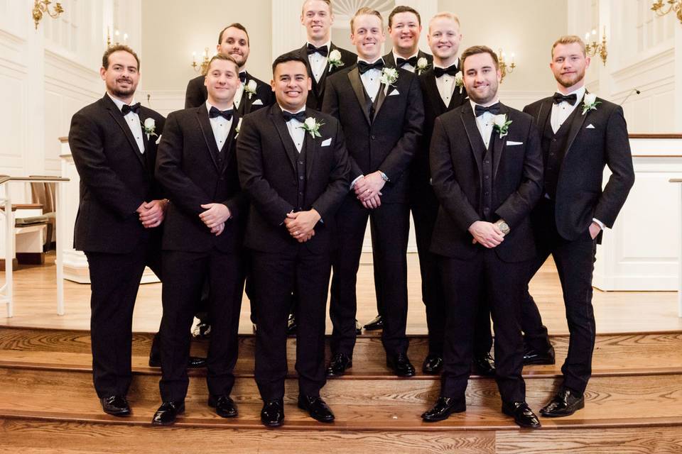 GROOM AND GROOMSMEN