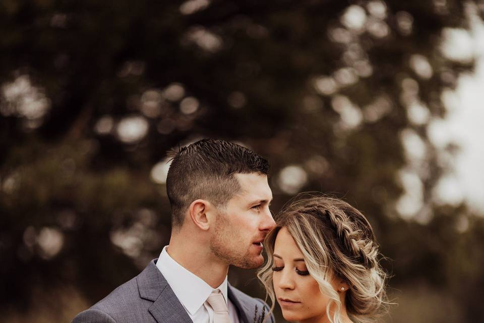 Couple on the happy day