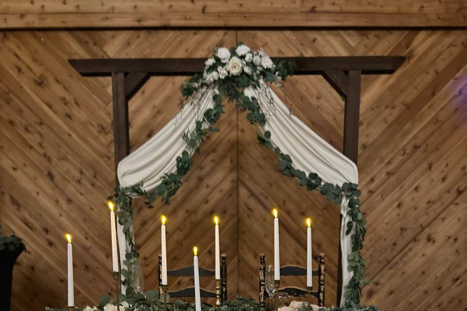 Sweetheart table