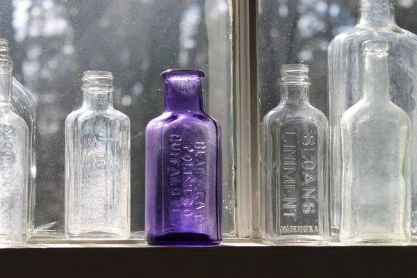 antique bottles have a natural elegance