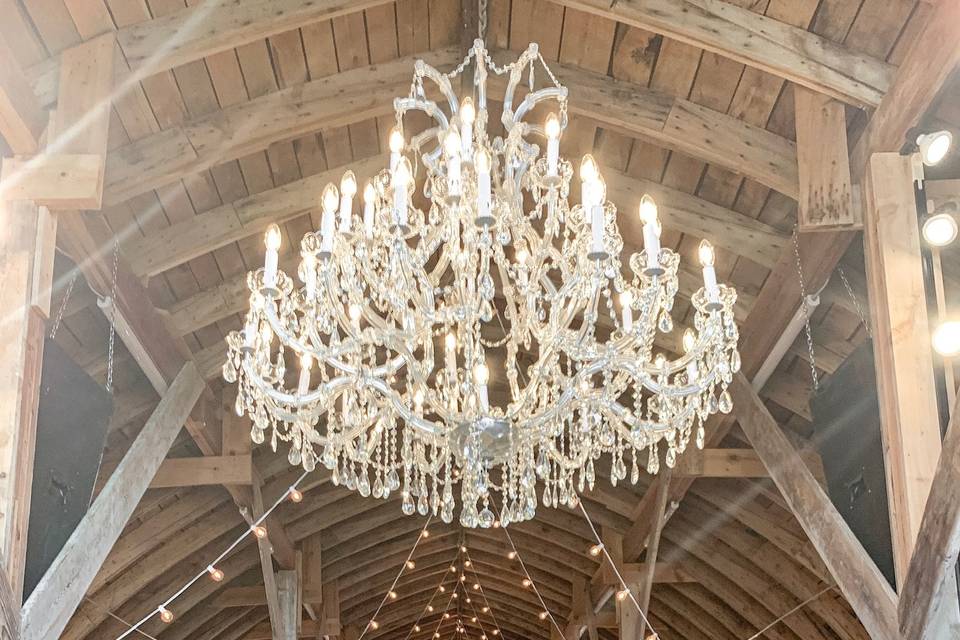 Dazzling chandelier