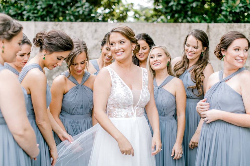 Bridal party moments