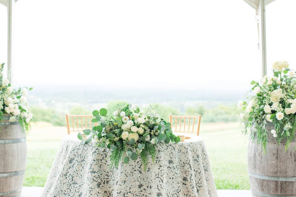 Sweetheart table